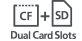 CF + SD, dva utora za kartice